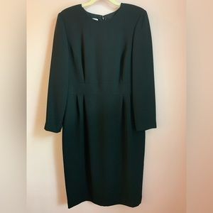 Black crepe dress